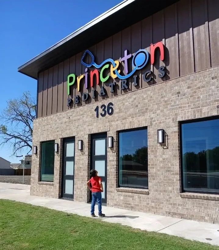Front entrance of Princeton Pediatrics